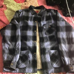 Supreme flannel coat